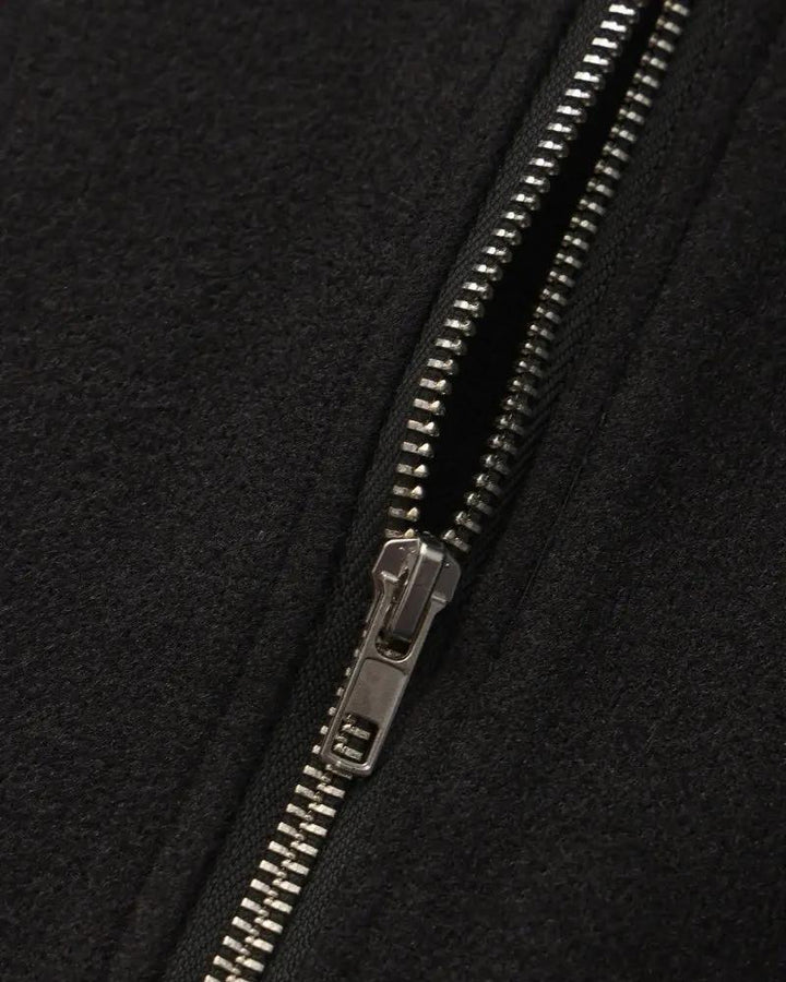 Manteau zippé en laine Marlow