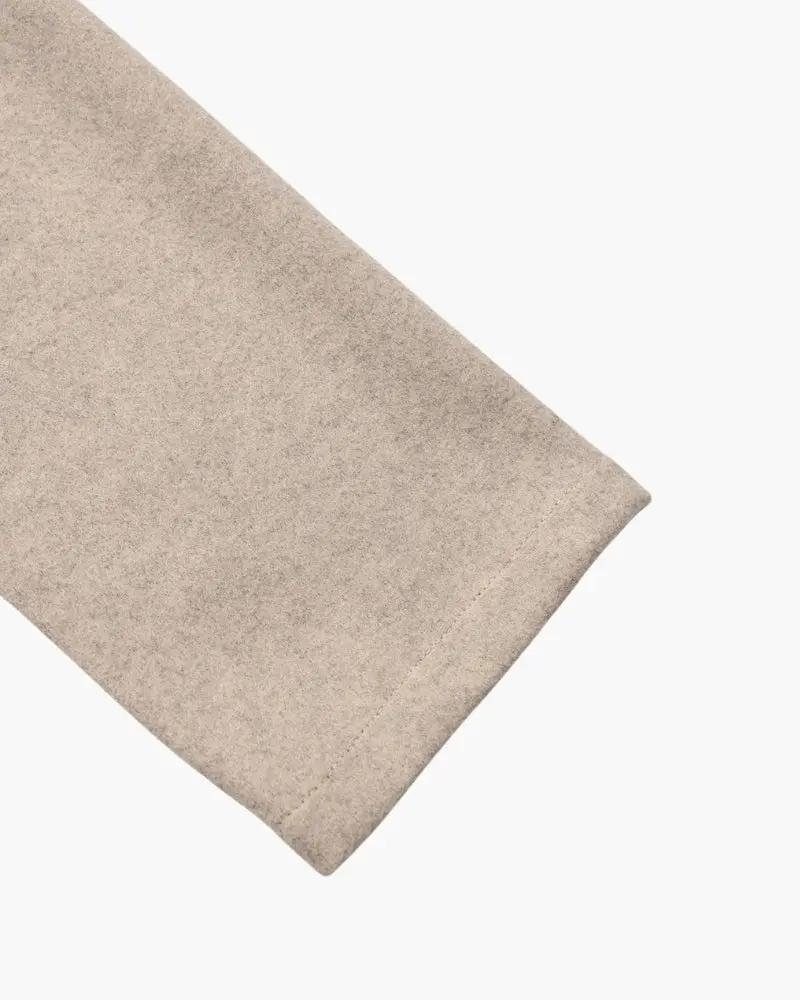 Manteau zippé en laine Marlow